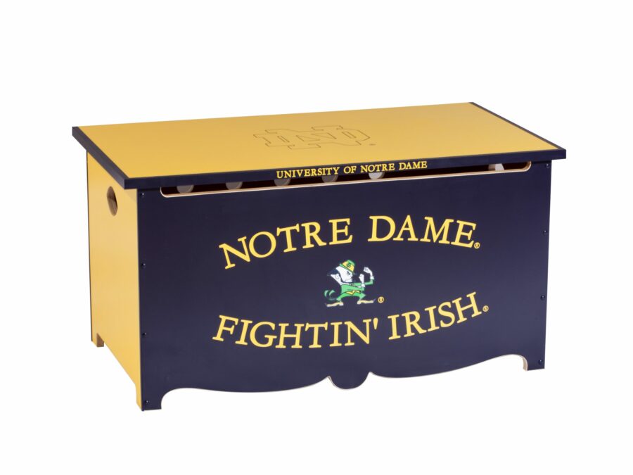 Notre Dame Wooden Toy Chest